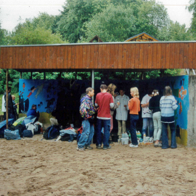 Bemalung Unterstand am Quendelberg 2002