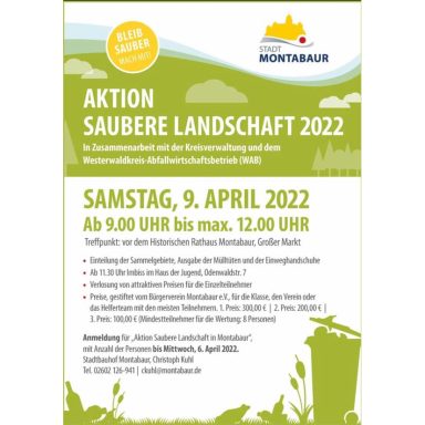 Aktion „Saubere Landschaft“  09.05.2022